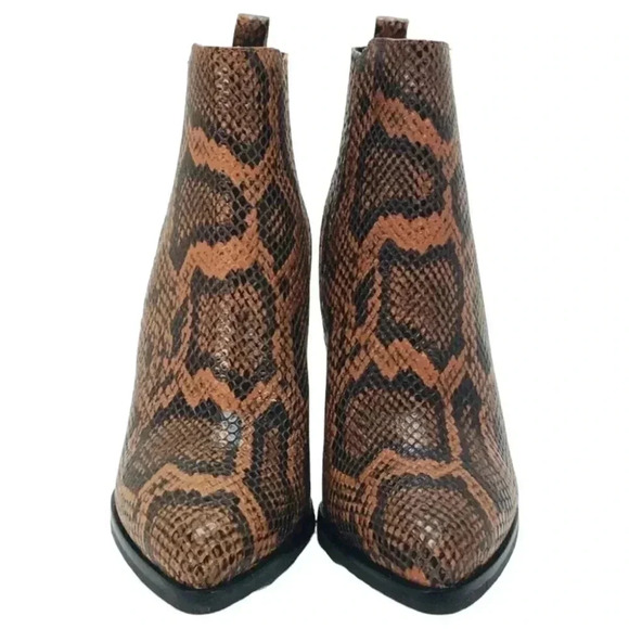 Marc Fisher LTD Alva Leather Womens Ankle Boots Size 9.5M - Picture 4 of 15